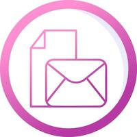 icono de vector de correo