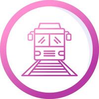 icono de vector de tren