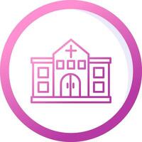 icono de vector de iglesia