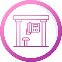 Telephone Box Vector Icon