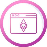 Ethereum Browser Vector Icon