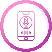 Voice Assistant Vector Icon