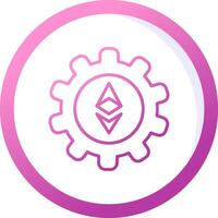Ethereum Setting Vector Icon