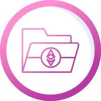 Ethereum Folder Vector Icon