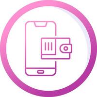 Mobile Wallet Vector Icon