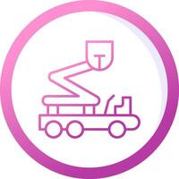 Boom Lift Vector Icon