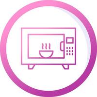 Microwave Oven Vector Icon