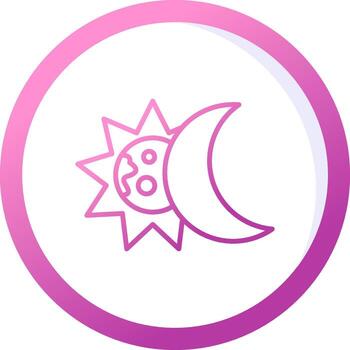 Eclipse Vector Icon
