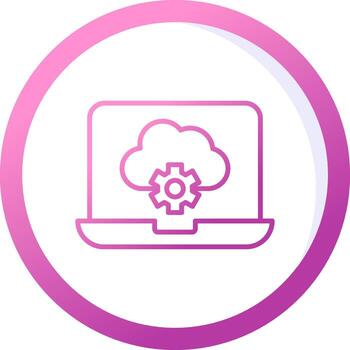 Cloud Computing Vector Icon