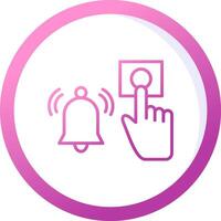 Emergency Alarm Button Vector Icon