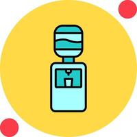 Water Cooler Vector Icon