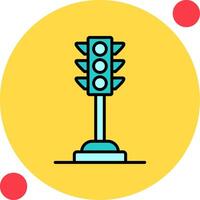 Traffic light Vector Icon