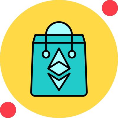 Ethereum Bag Vector Icon