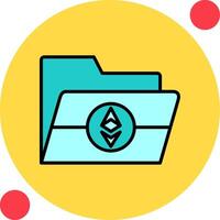 Ethereum Folder Vector Icon
