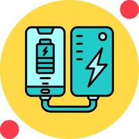 Portable Battery Vector Icon