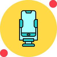 Smartphone Stand Vector Icon