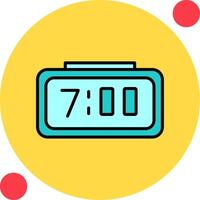 Digital Clock Vector Icon