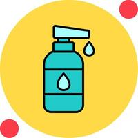 Baby lotion Vector Icon