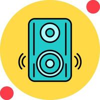 icono de vector de altavoz