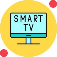 Smart Tv Vector Icon