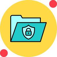 Secure Folder Vector Icon