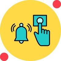 Emergency Alarm Button Vector Icon