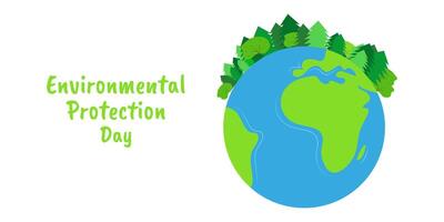 Environmental Protection Day Save the Planet Earth vector