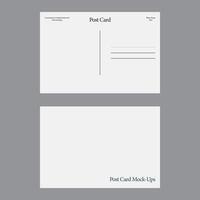 viaje tarjeta diseño. vector blanco tarjeta postal ilustración