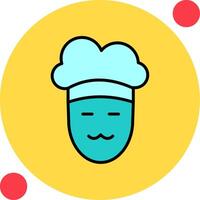 icono de vector de chef