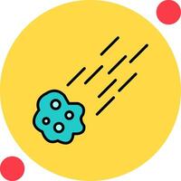 Meteor Vector Icon