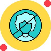 Person Not Allowed Vector Icon