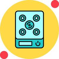 Induction Stove Vector Icon