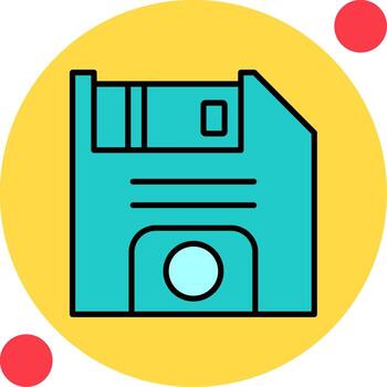 Floppy Disk Vector Icon