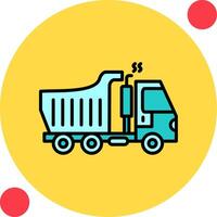 Dumper Truck Vector Icon