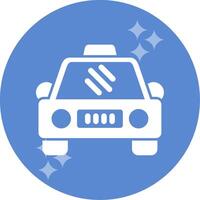 icono de vector de taxi