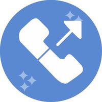 Outgoing Call Vector Icon