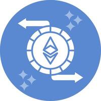 Ethereum Exchange Vector Icon