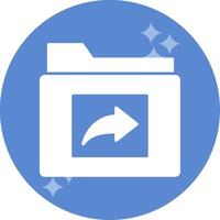 Folder Share Vector Icon