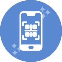 Smartphone QR Code Vector Icon