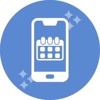 Smartphone Calendar Vector Icon