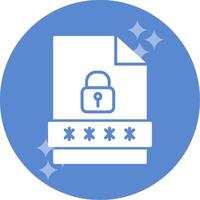 File Password Vector Icon
