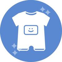 Baby Boy Outfit Vector Icon