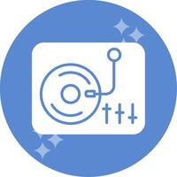 icono de vector de tocadiscos