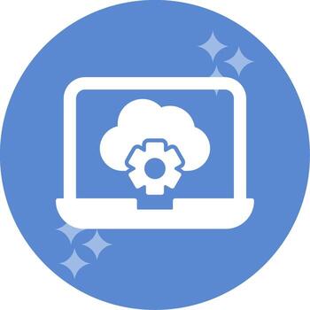 Cloud Computing Vector Icon