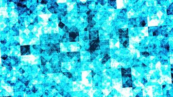 abstract oppervlakte glinstert en schijnt. beweging van wolk clusters achtergrond. 8-bits kleur wolk detailopname animatie video