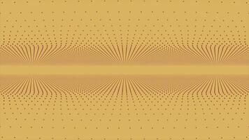Motion in space of the points. Abstract animation. The concept of a futuristic virtual world video