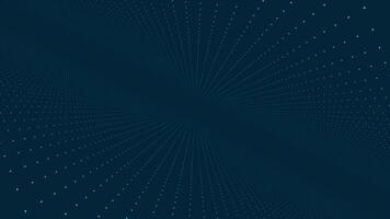 Motion in space of the points. Abstract animation. The concept of a futuristic virtual world video