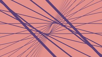Abstract background of moving lines. Curves in abstract animation video