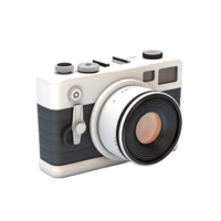 AI generated Transparent Canvas featuring Digital Camera png