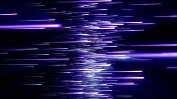 Abstraktion. lila verschwommen Kometen. Partikel Hintergrund. Wissenschaft. video